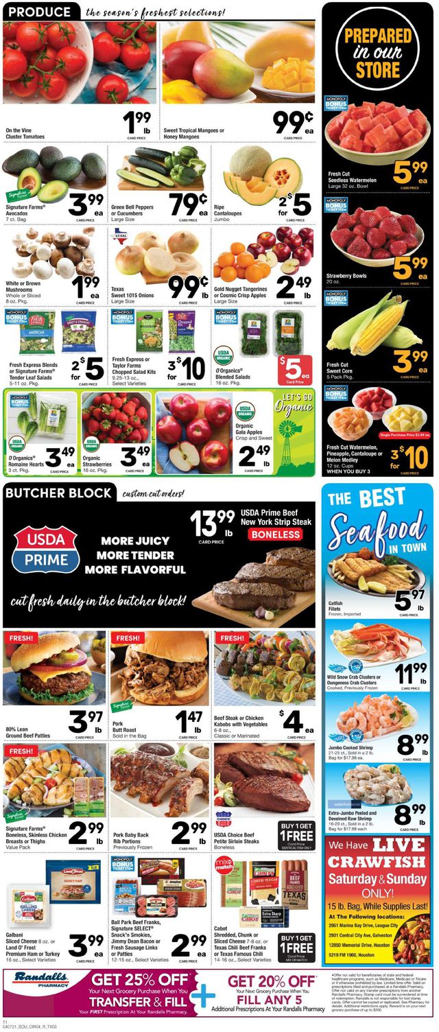 Randalls Ad from 04/07/2021