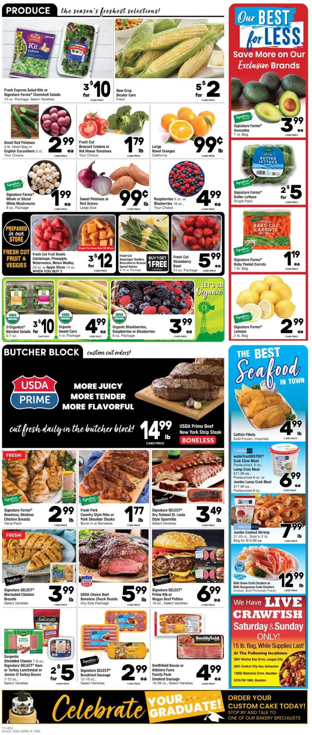 Randalls Ad from 05/12/2021
