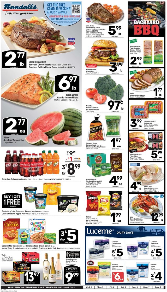 Randalls Ad from 06/02/2021