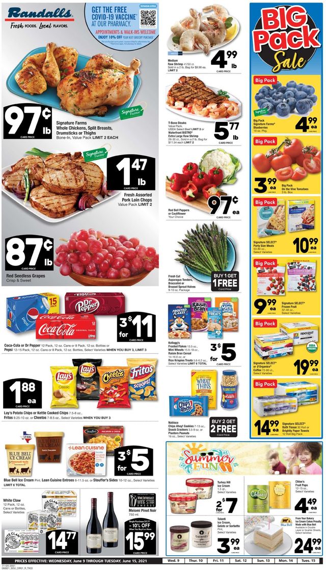 Randalls Ad from 06/09/2021