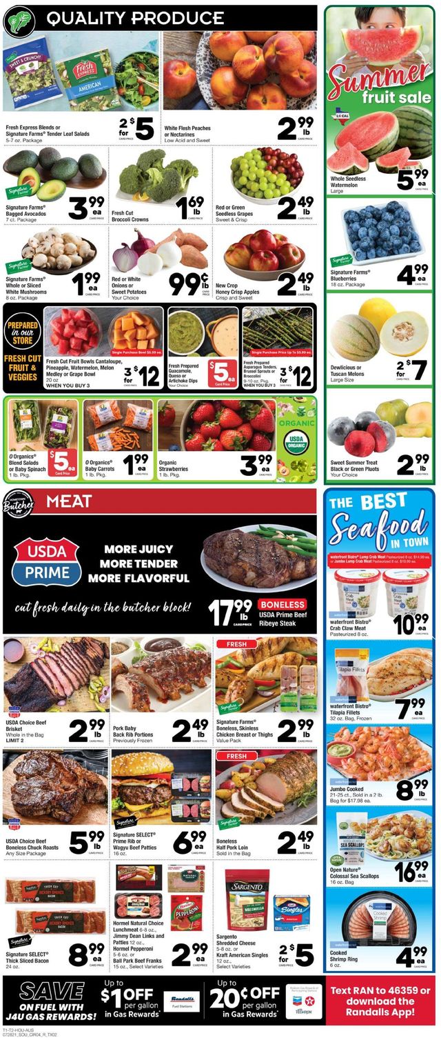 Randalls Ad from 07/28/2021