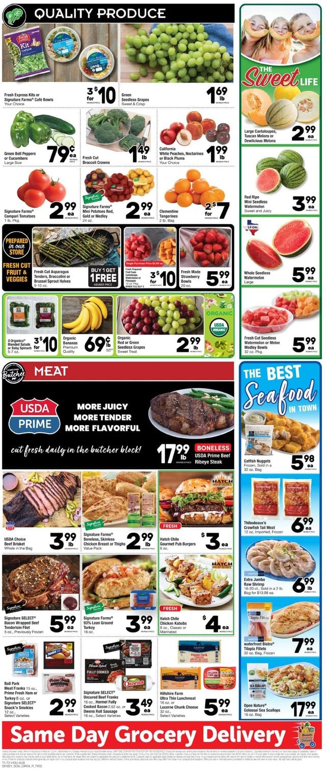 Randalls Ad from 08/18/2021