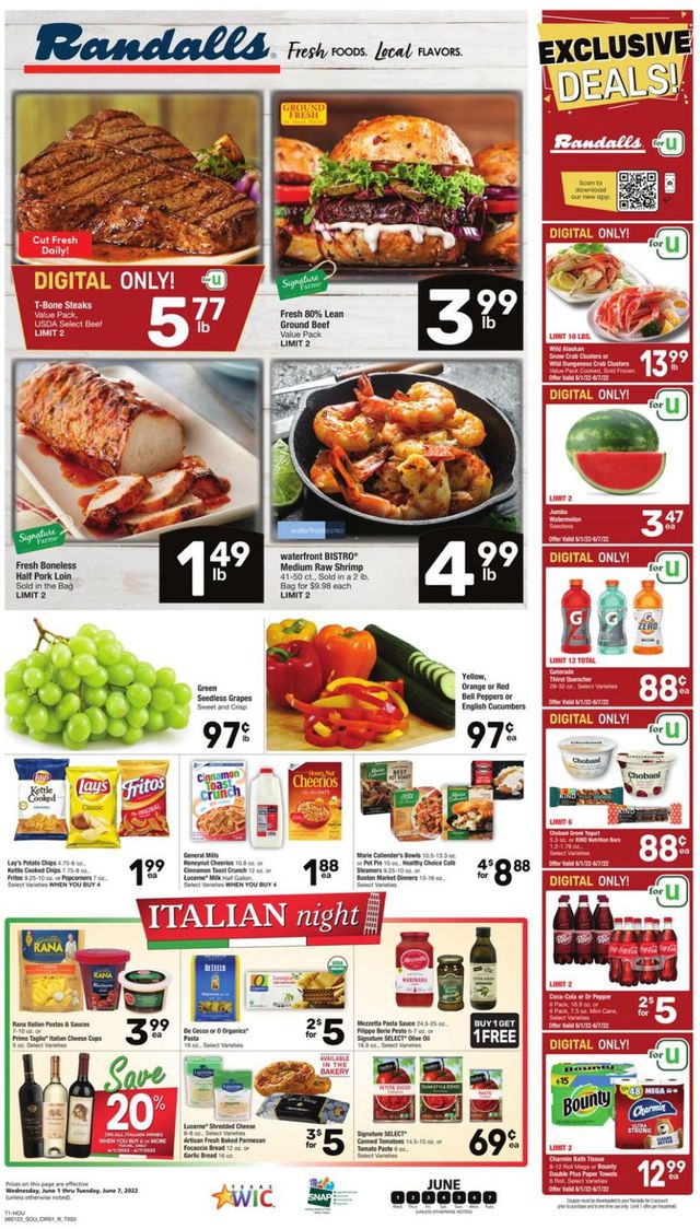 Randalls Ad from 06/01/2022