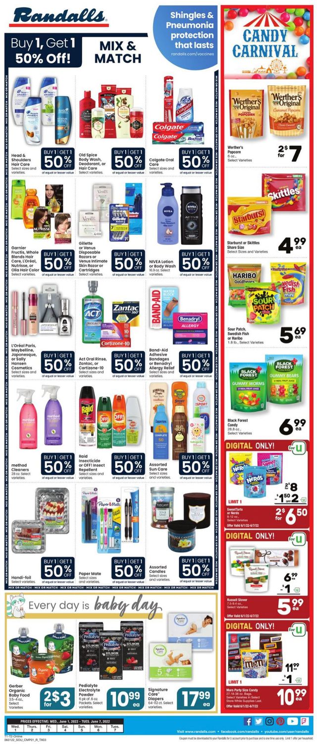 Randalls Ad from 06/01/2022