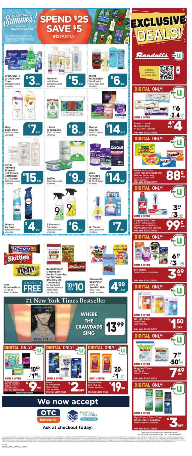Randalls Ad from 06/29/2022