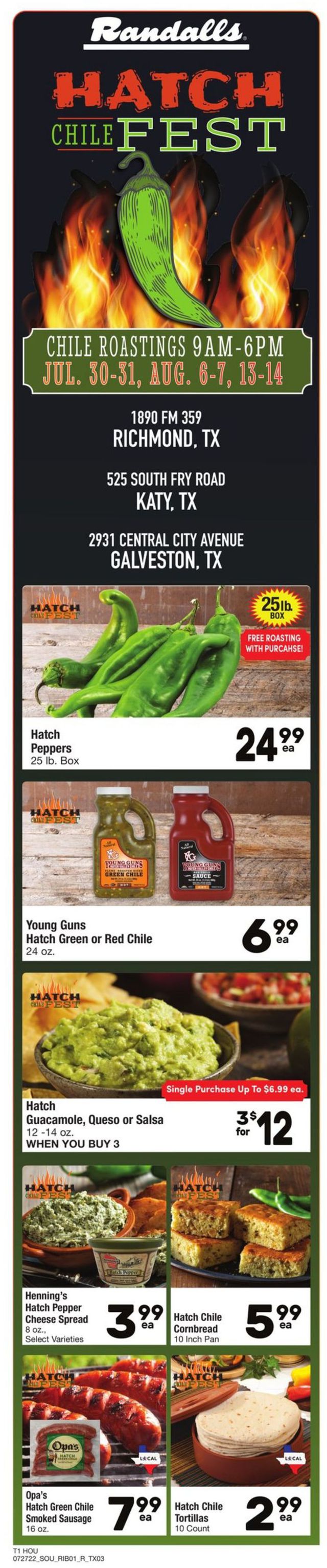 Randalls Ad from 07/27/2022