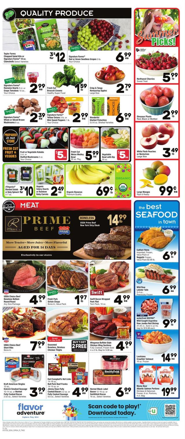 Randalls Ad from 07/27/2022