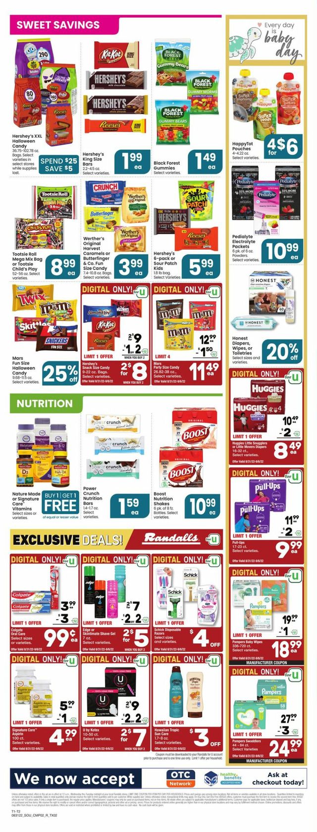 Randalls Ad from 08/31/2022