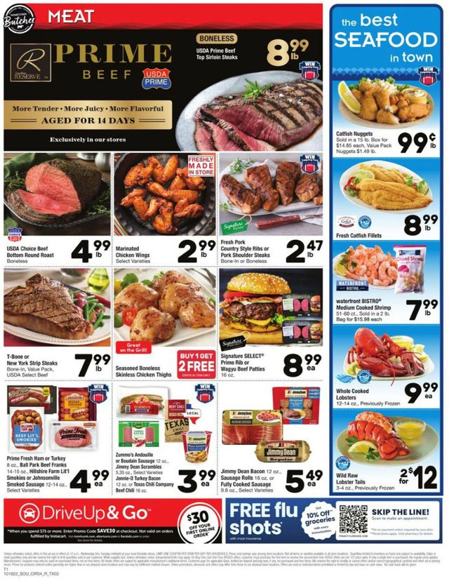 Randalls Ad from 10/19/2022