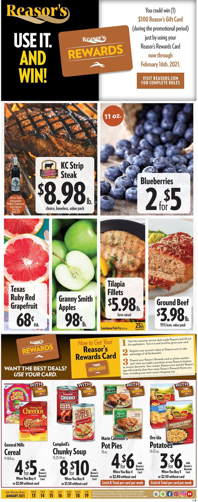 Reasor's Ad from 01/13/2021