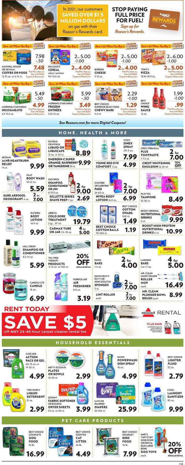 Reasor's Ad from 08/24/2022