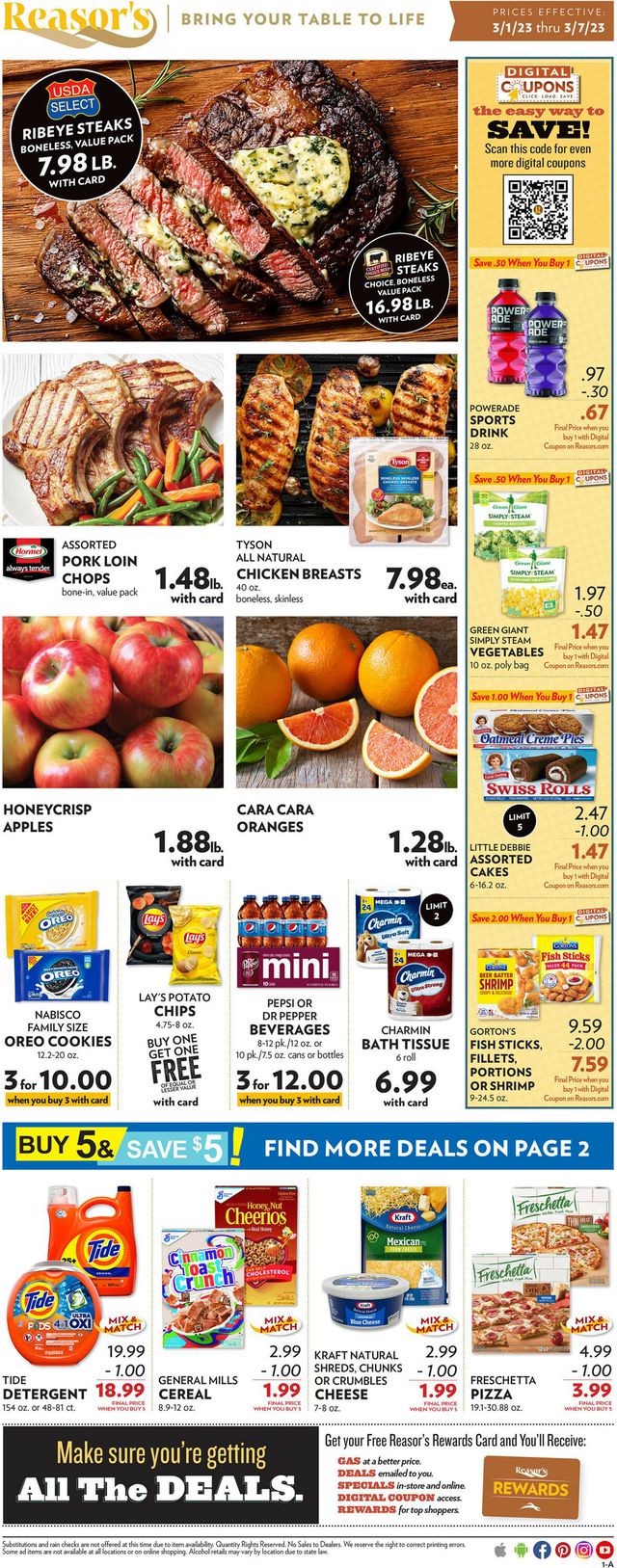 Reasor's Ad from 03/01/2023