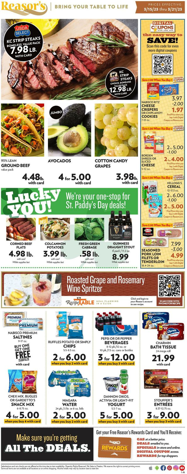 Reasor's Ad from 03/15/2023