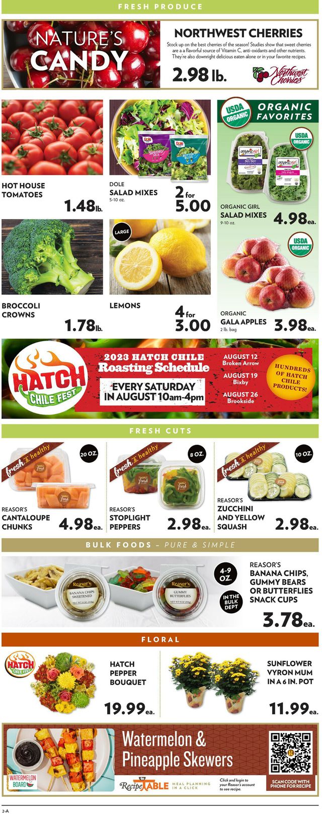 Reasor's Ad from 08/09/2023
