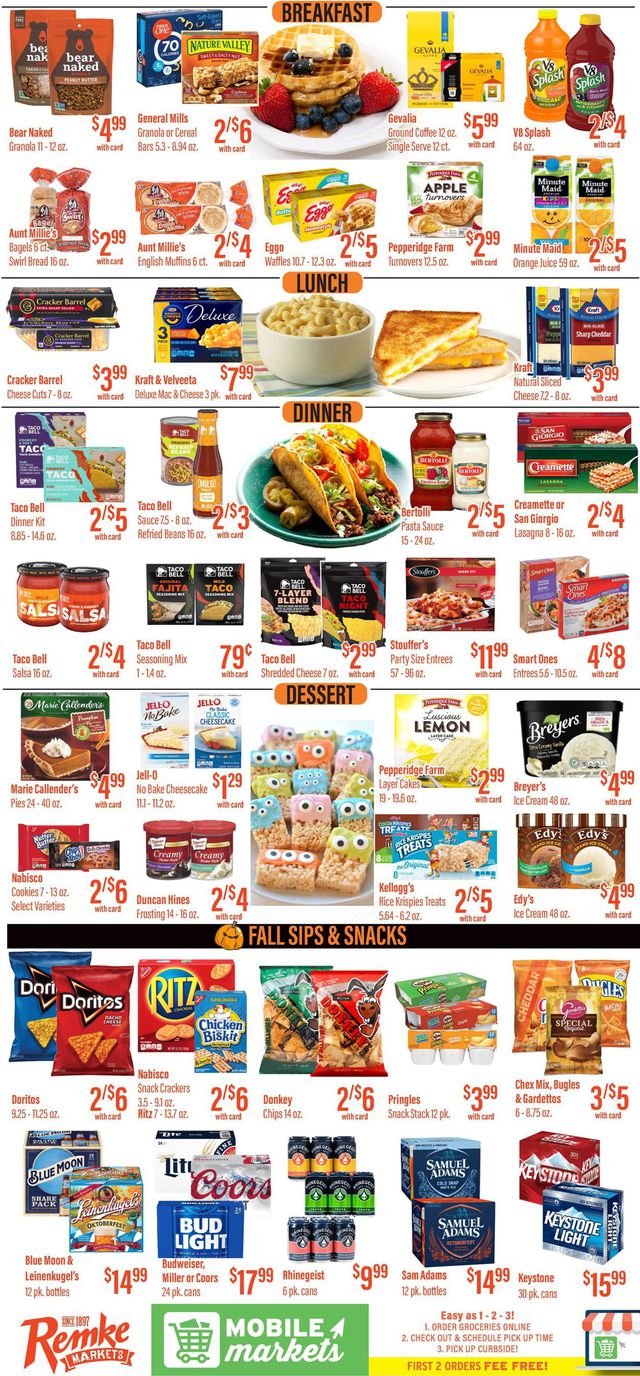 Remke Markets Ad from 10/29/2020