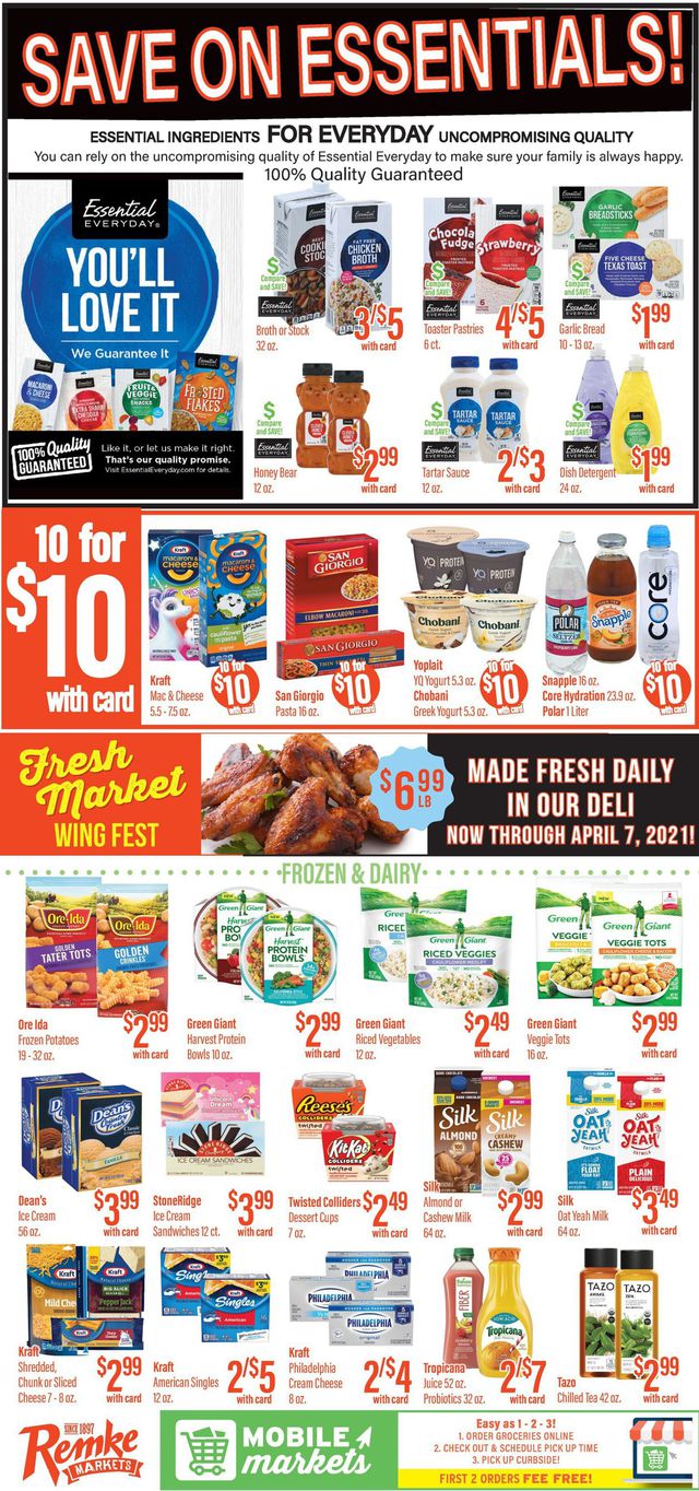 Remke Markets Ad from 02/25/2021