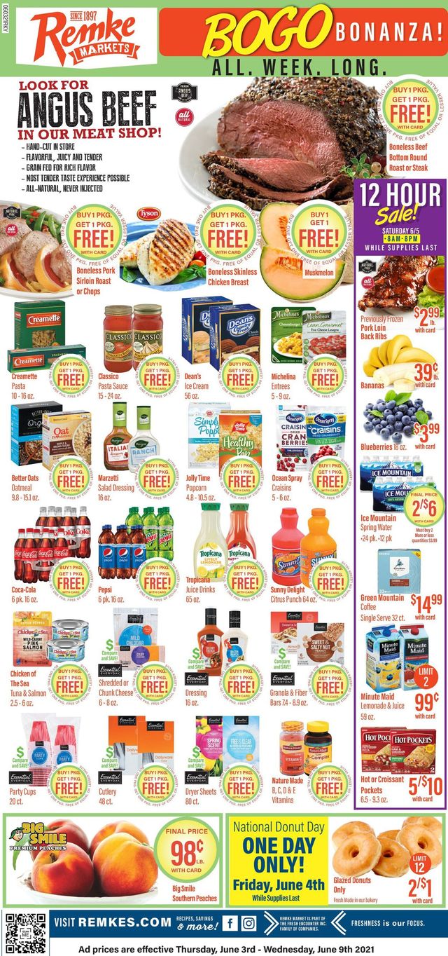 Remke Markets Ad from 06/03/2021