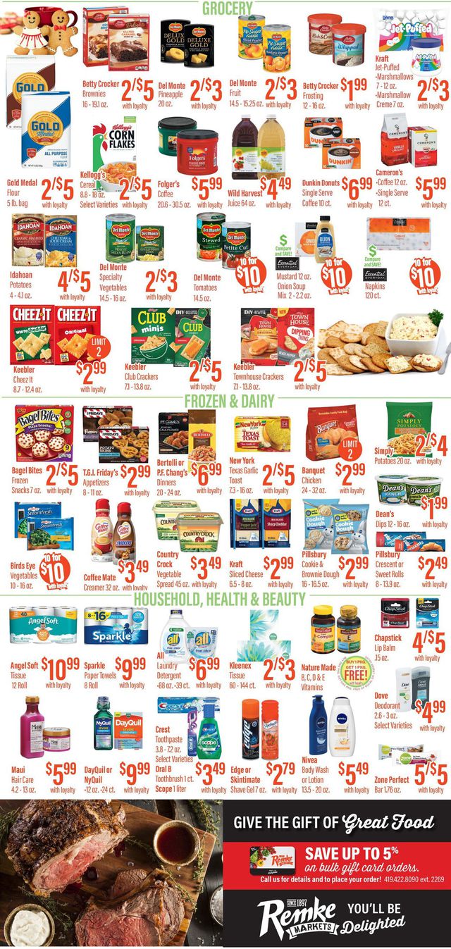 Remke Markets Ad from 11/26/2021