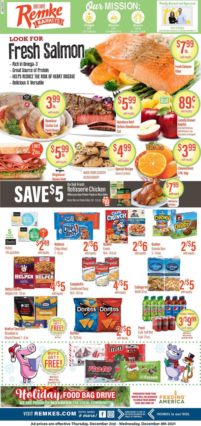 Remke Markets Ad from 12/02/2021