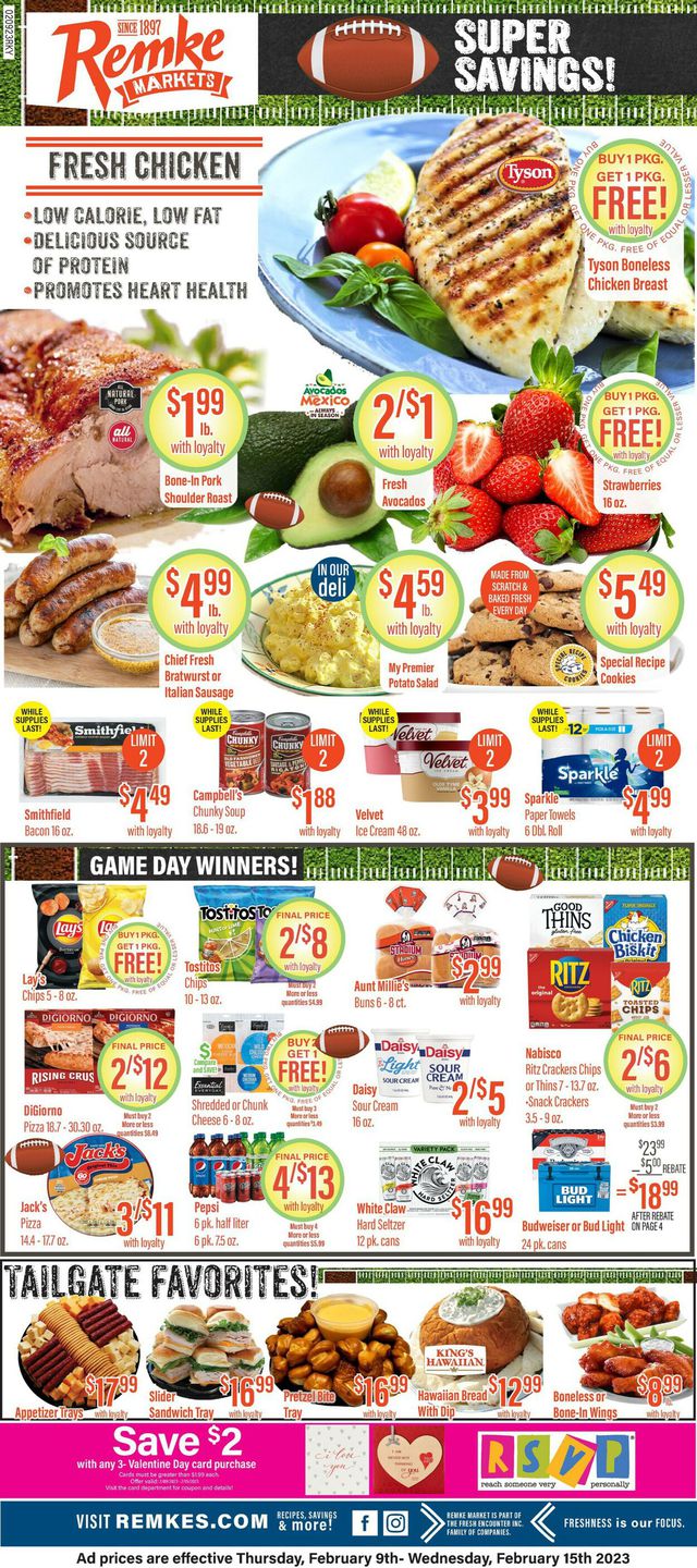 Remke Markets Ad from 02/09/2023