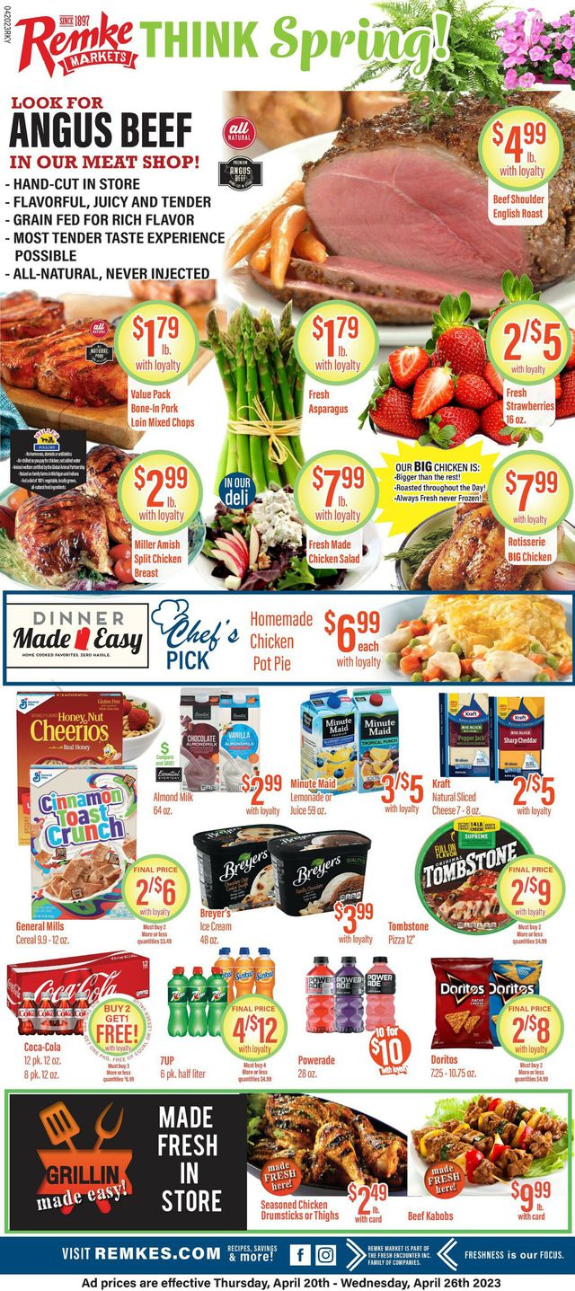 Remke Markets Ad from 04/20/2023