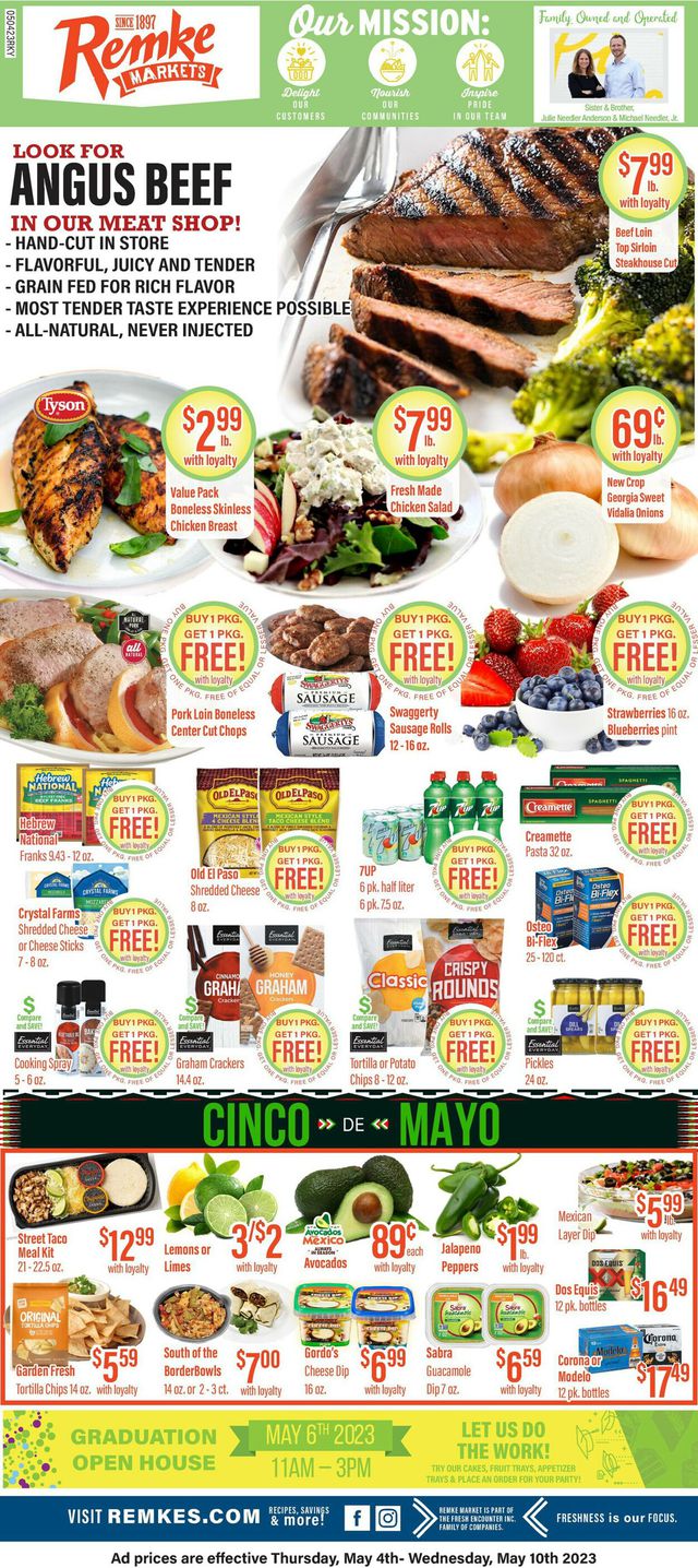 Remke Markets Ad from 05/04/2023