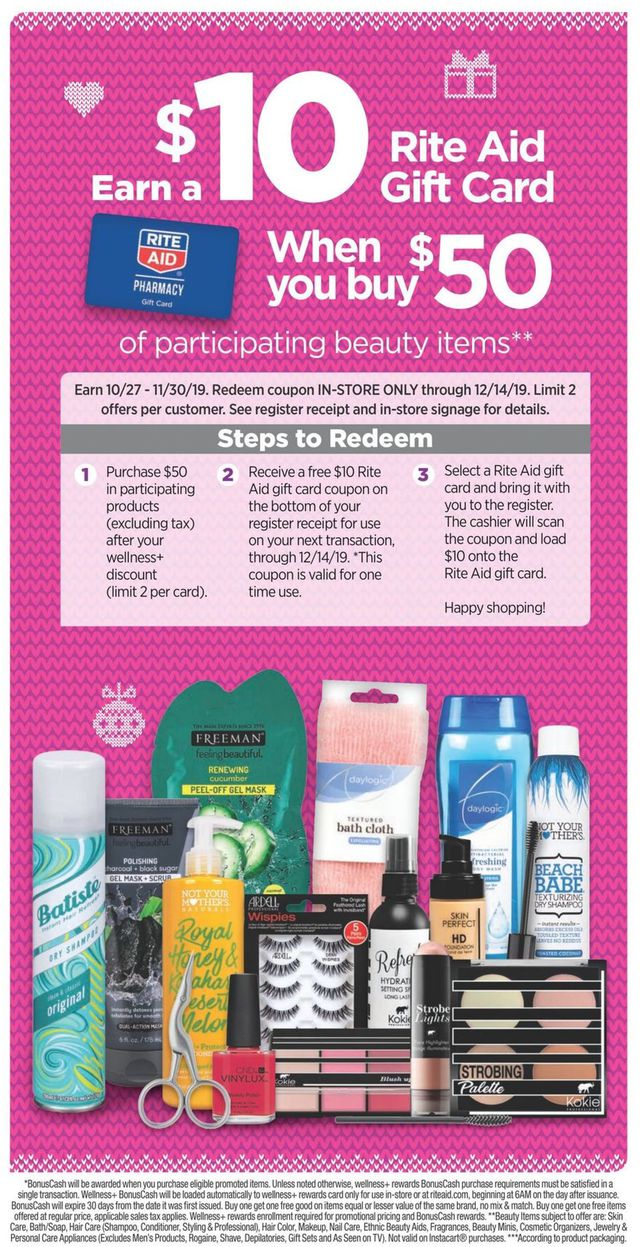 Rite Aid Ad from 11/10/2019