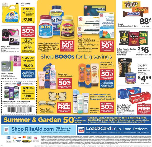 Rite Aid Ad from 07/26/2020