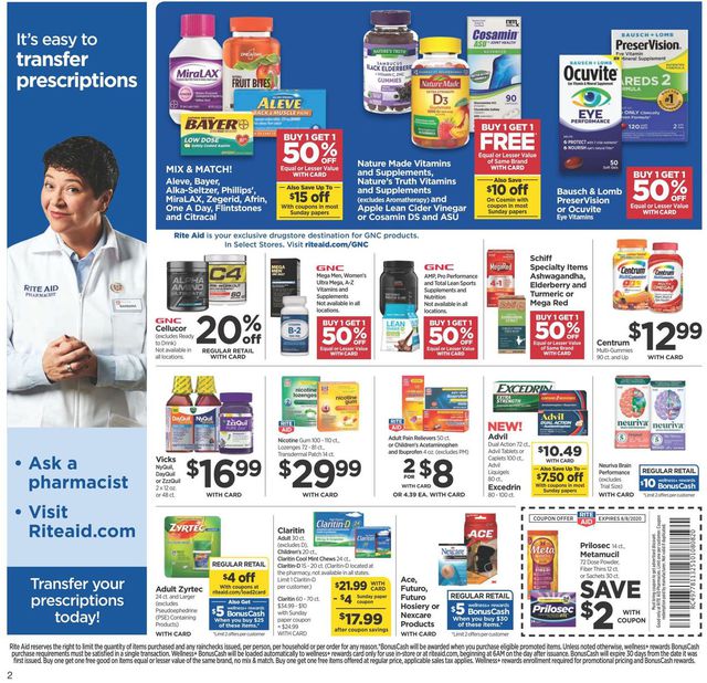 Rite Aid Ad from 08/02/2020