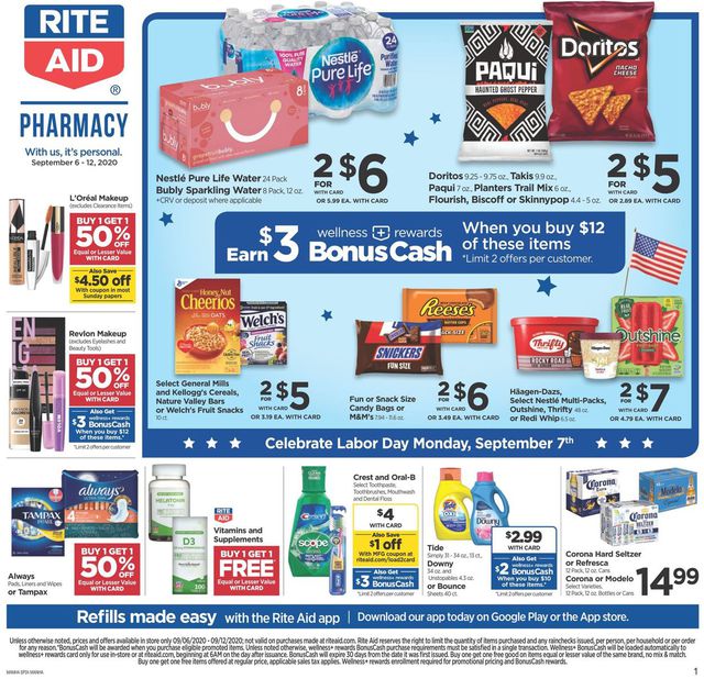 Rite Aid Ad from 09/06/2020