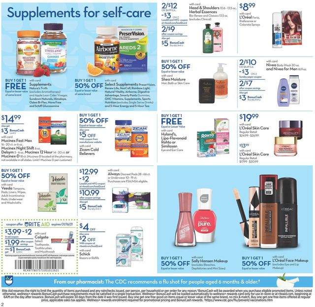 Rite Aid Ad from 01/10/2021