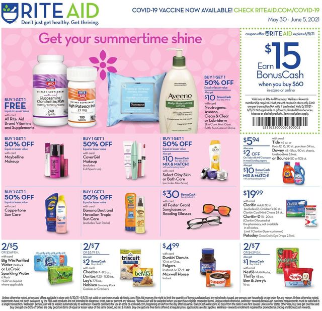Rite Aid Ad from 05/30/2021