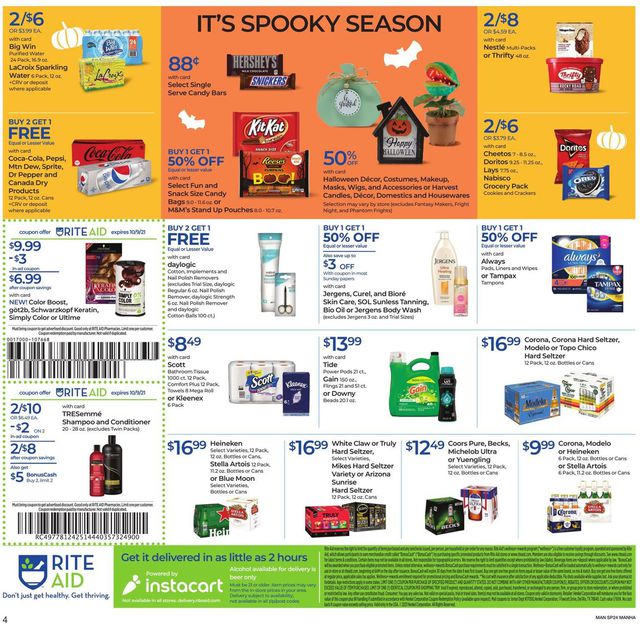Rite Aid Ad from 10/03/2021