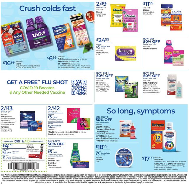 Rite Aid Ad from 12/19/2021