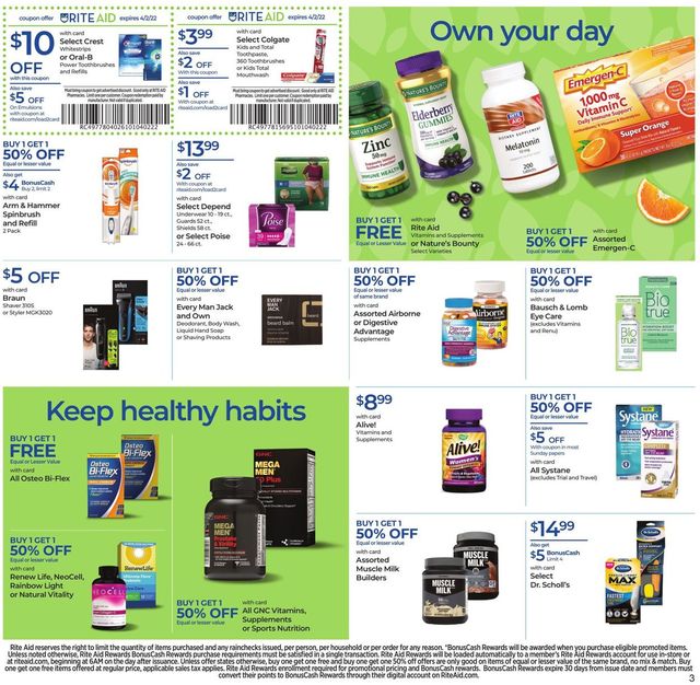 Rite Aid Ad from 03/27/2022