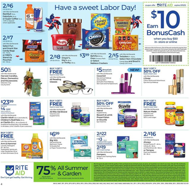 Rite Aid Ad from 09/04/2022