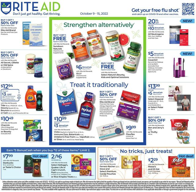 Rite Aid Ad from 10/09/2022