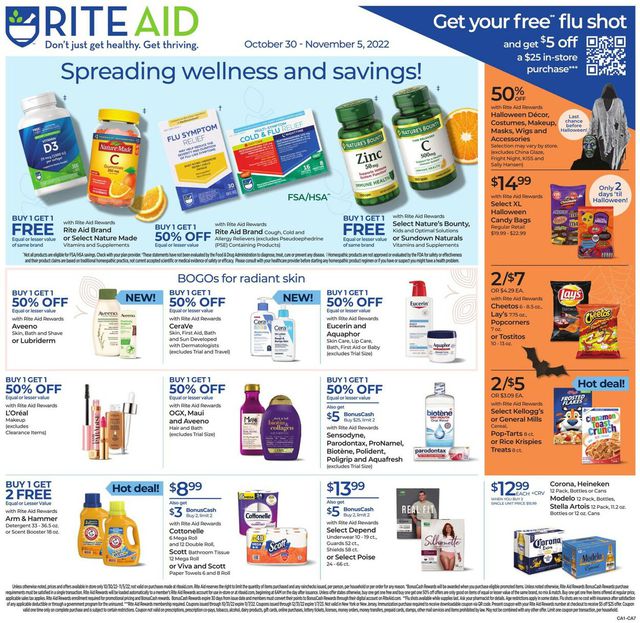 Rite Aid Ad from 10/30/2022