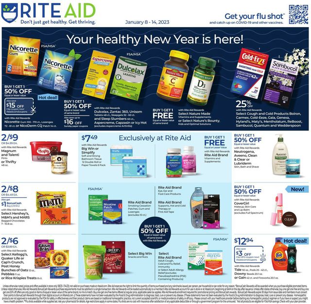 Rite Aid Ad from 01/08/2023