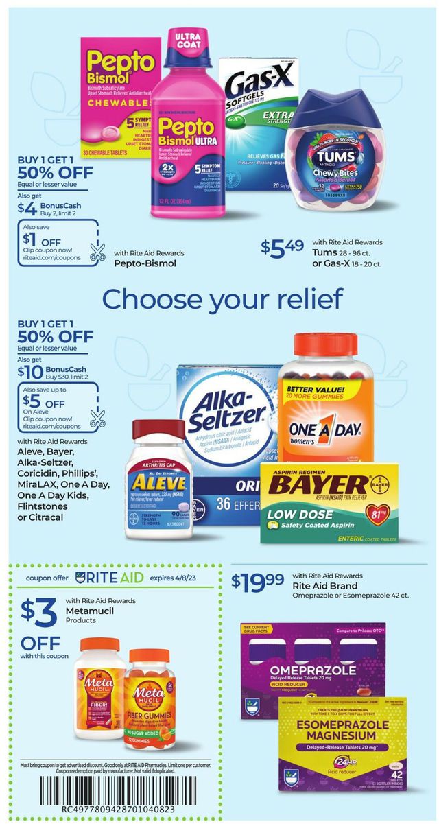 Rite Aid Ad from 04/02/2023