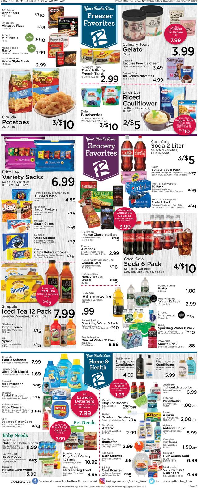 Roche Bros. Supermarkets Ad from 11/06/2020