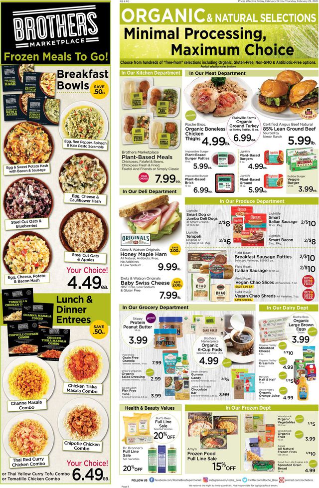 Roche Bros. Supermarkets Ad from 02/19/2021