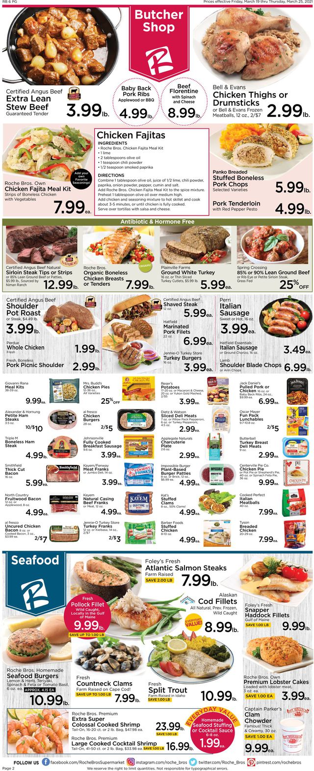 Roche Bros. Supermarkets Ad from 03/19/2021