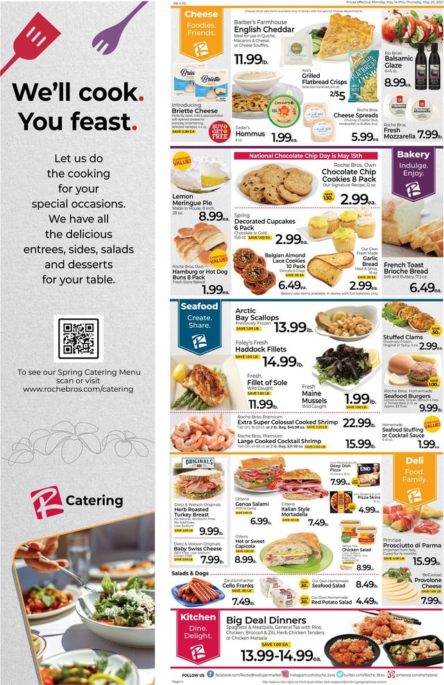 Roche Bros. Supermarkets Ad from 05/14/2021