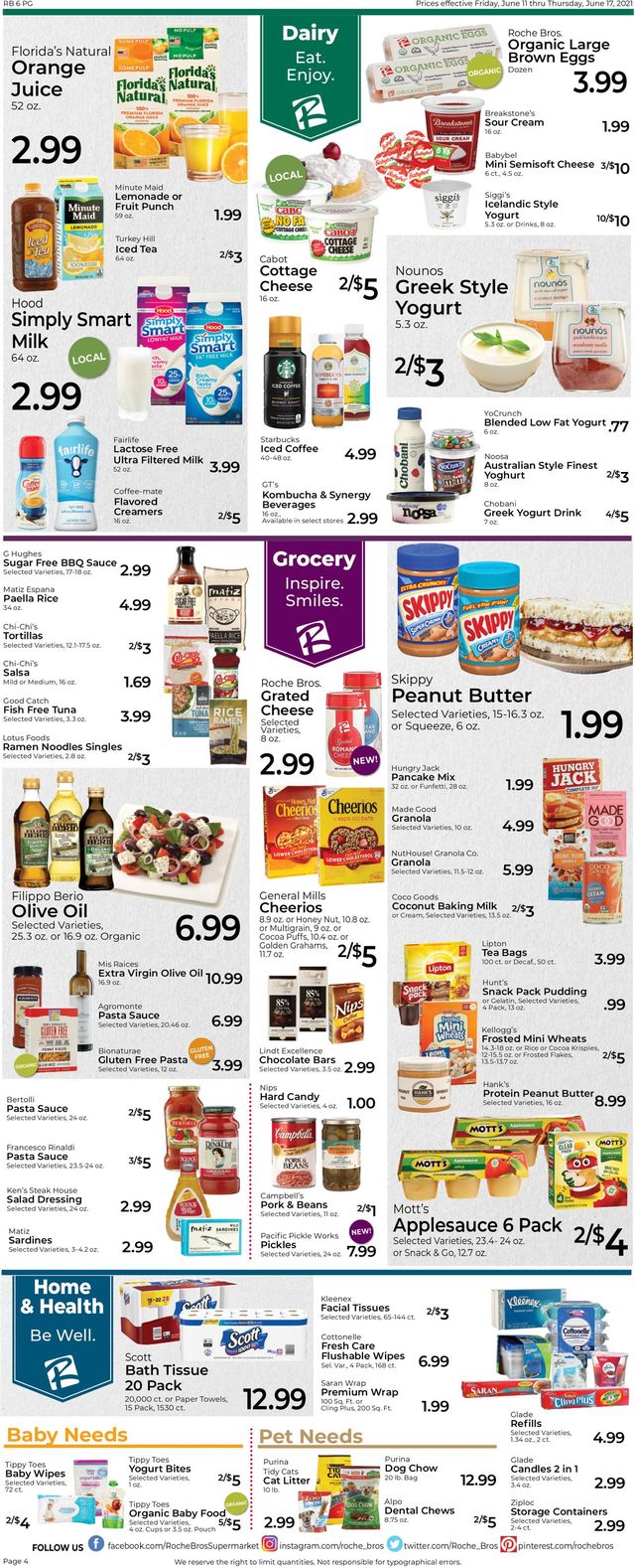Roche Bros. Supermarkets Ad from 06/11/2021
