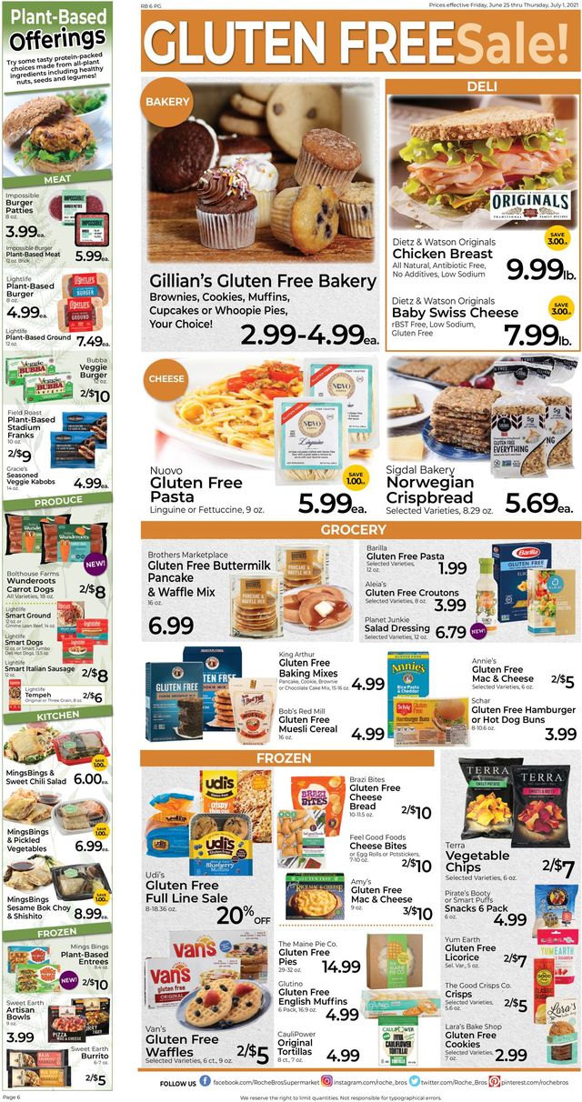 Roche Bros. Supermarkets Ad from 06/25/2021