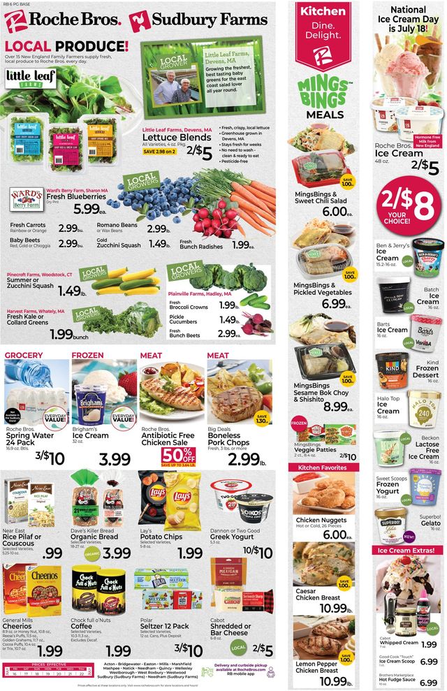 Roche Bros. Supermarkets Ad from 07/16/2021