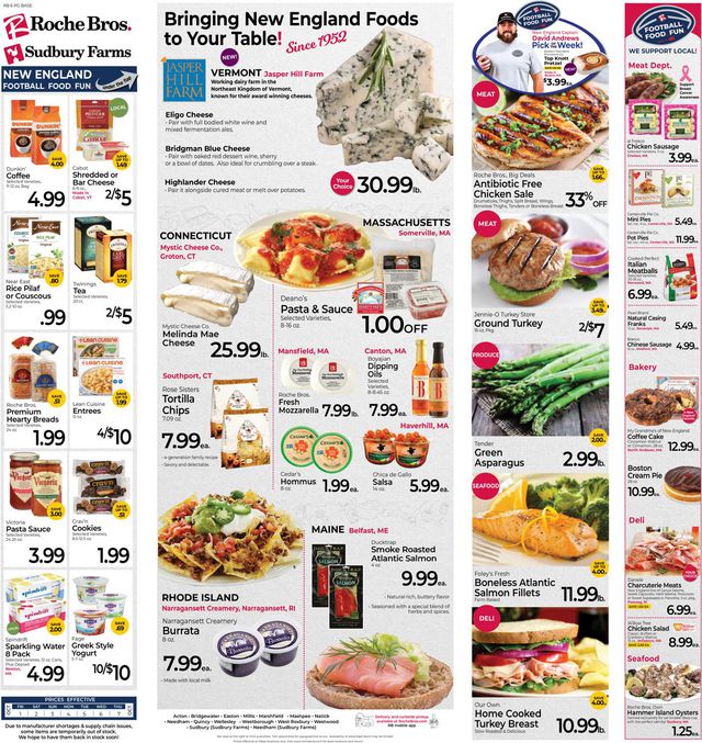 Roche Bros. Supermarkets Ad from 10/01/2021