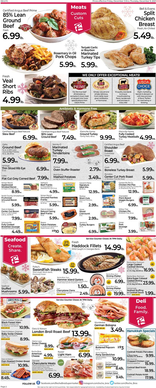 Roche Bros. Supermarkets Ad from 12/03/2021