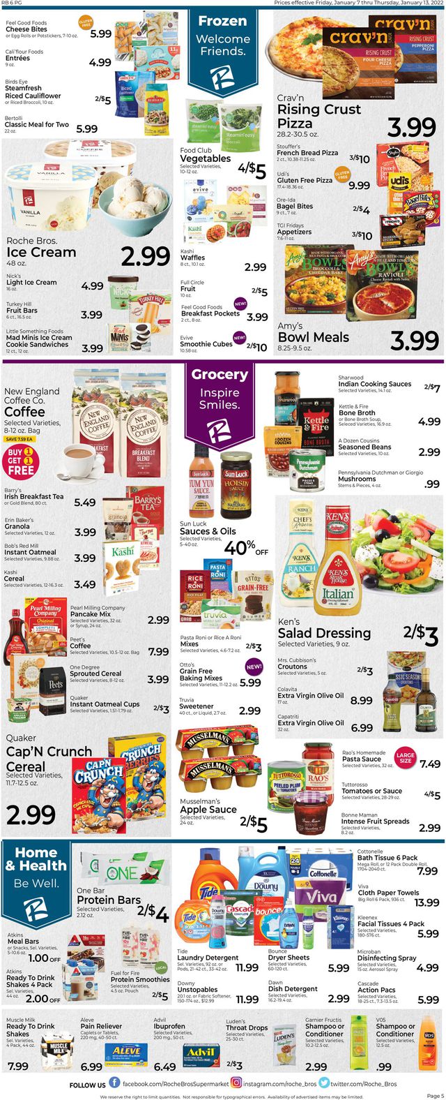 Roche Bros. Supermarkets Ad from 01/07/2022